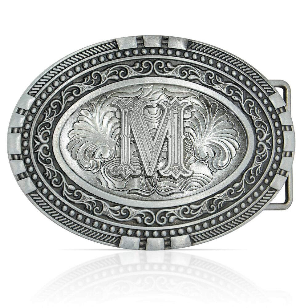 4661 Belt Buckles Western Cowboy - Silver Belts Buckle Cool Cowboy Belt
